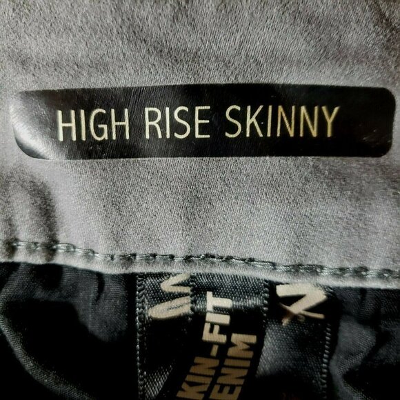 Seven7 High Rise Skinny Ankle Jeans Skin Fit Denim Jeans Gray 30X27 Size 10 - Picture 5 of 9
